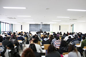 川田先生最終講義風景