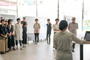 ギャラリートークの様子